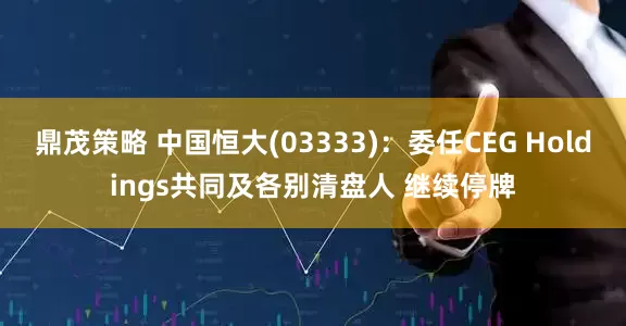 鼎茂策略 中国恒大(03333)：委任CEG Holdings共同及各别清盘人 继续停牌